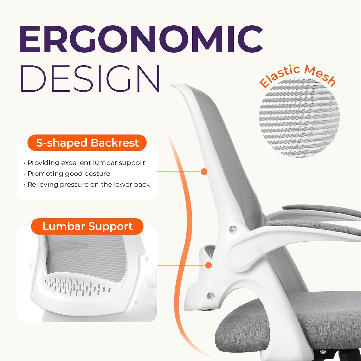 Ergonomic Mesh Office Chair wi - Chairs review and price