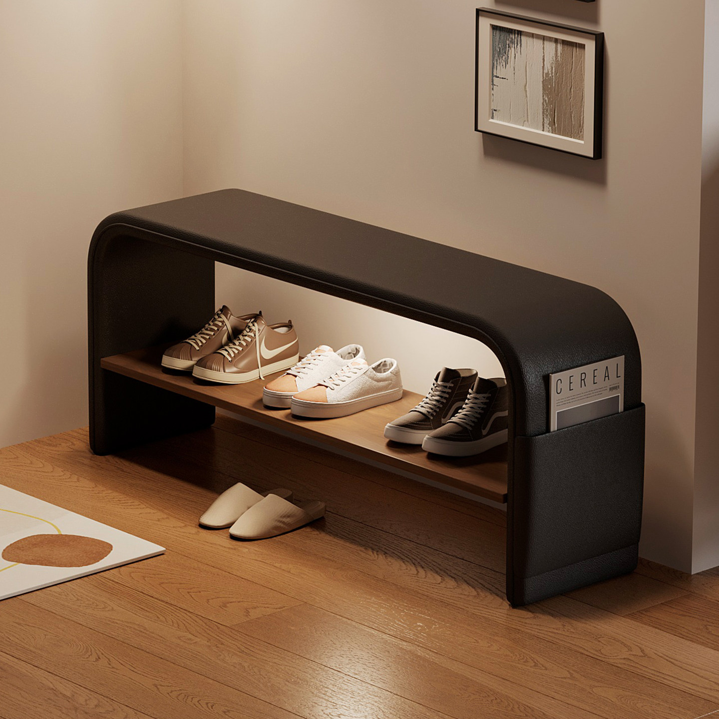 with Entryway shoe cabinet int - Shoe Rack Cabinet Narrow Entryway review and price