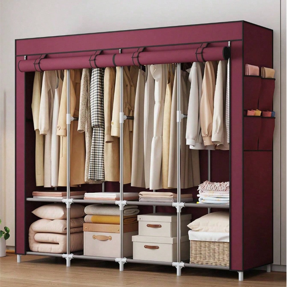 Large Portable Closet Wardrobe - Wardrobe Closet Portable Fabric Cover review and price