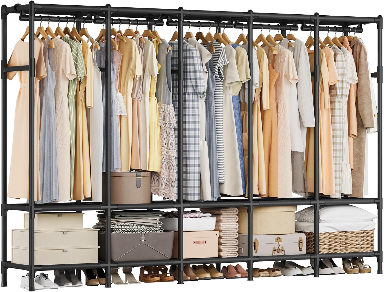Portable Wardrobe Closet 83.5  - Wardrobe Closet Portable Fabric Cover review and price
